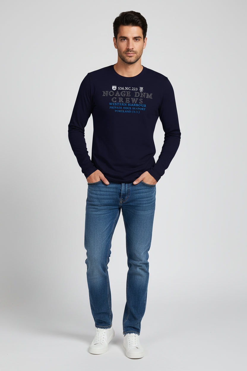 T-shirt regular manches longues CREW - NO AGE Store