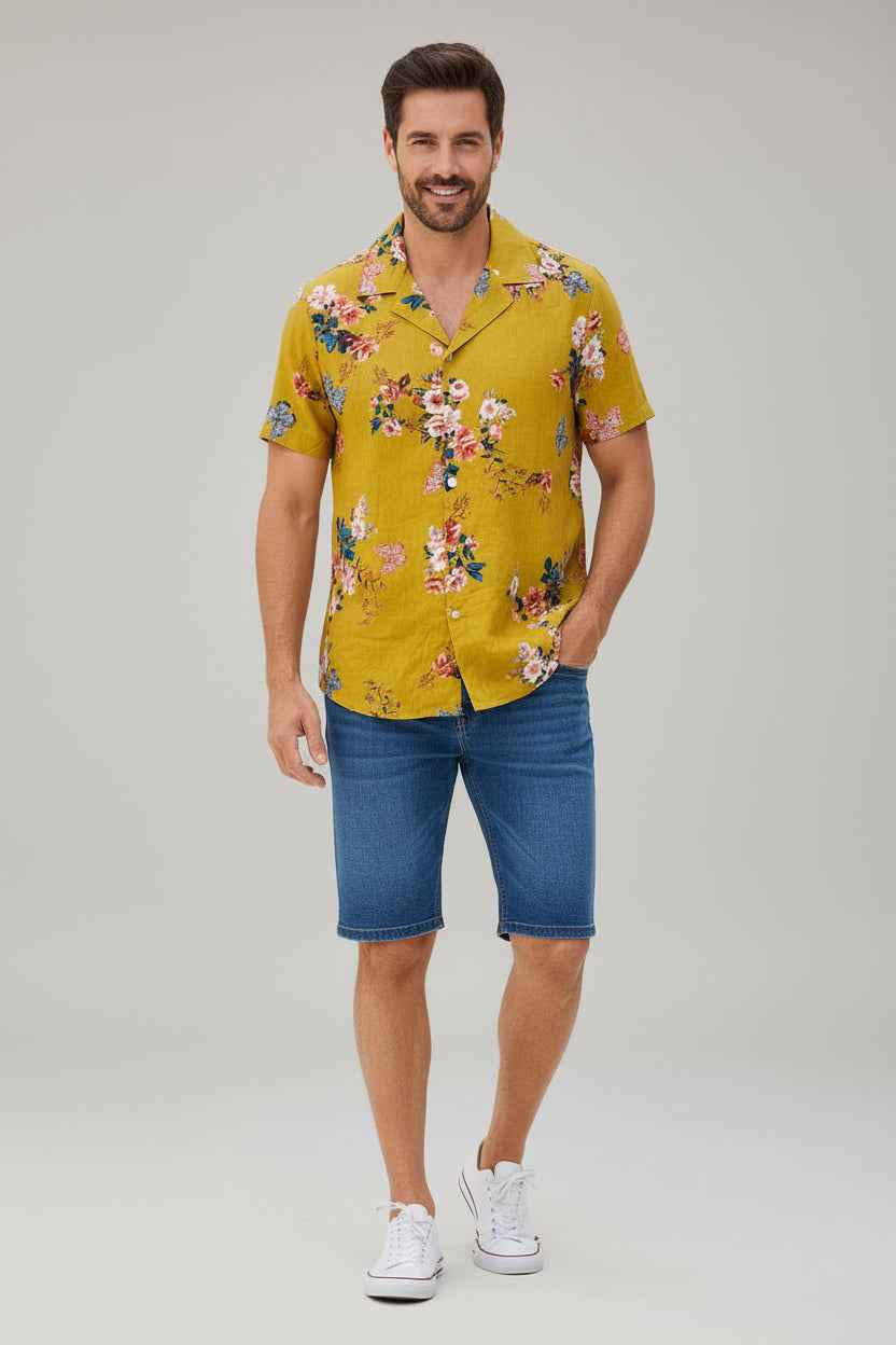 Chemisette regular imprimé Floral
