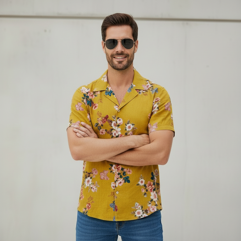 Chemisette regular imprimé Floral