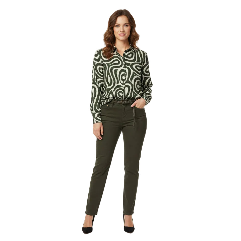 Pantalon 5 poches coupe droite