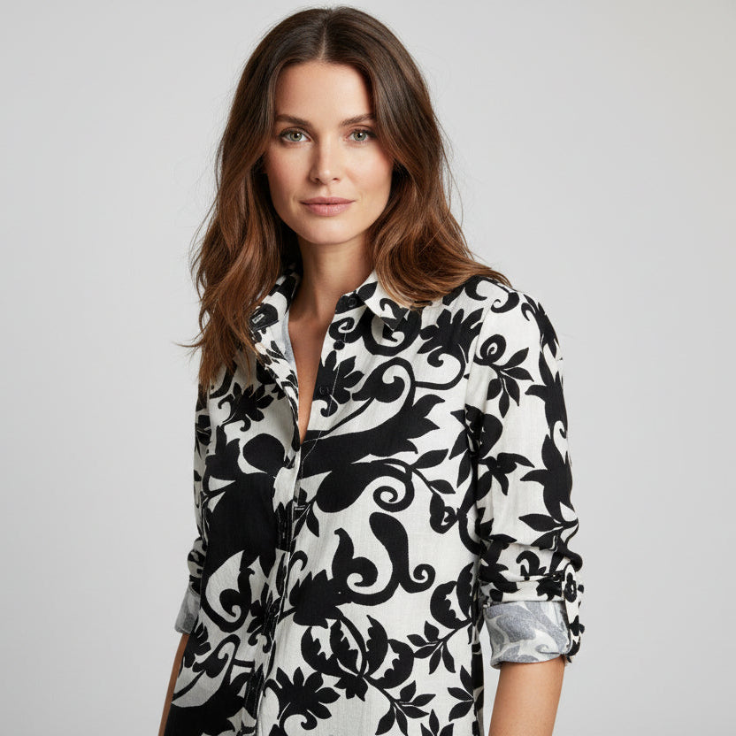 Chemisier femme imprimé