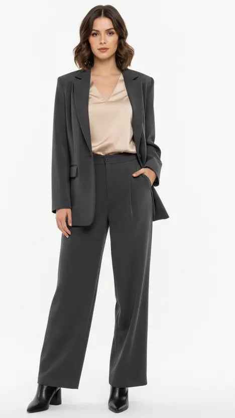 Veste / Blazer oversize grise