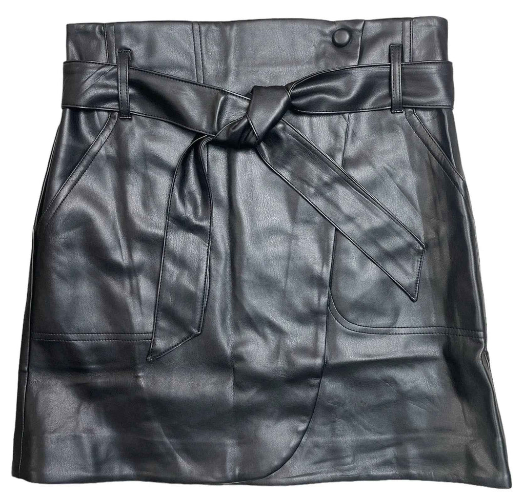 JUPE COURTE IMITATION CUIR