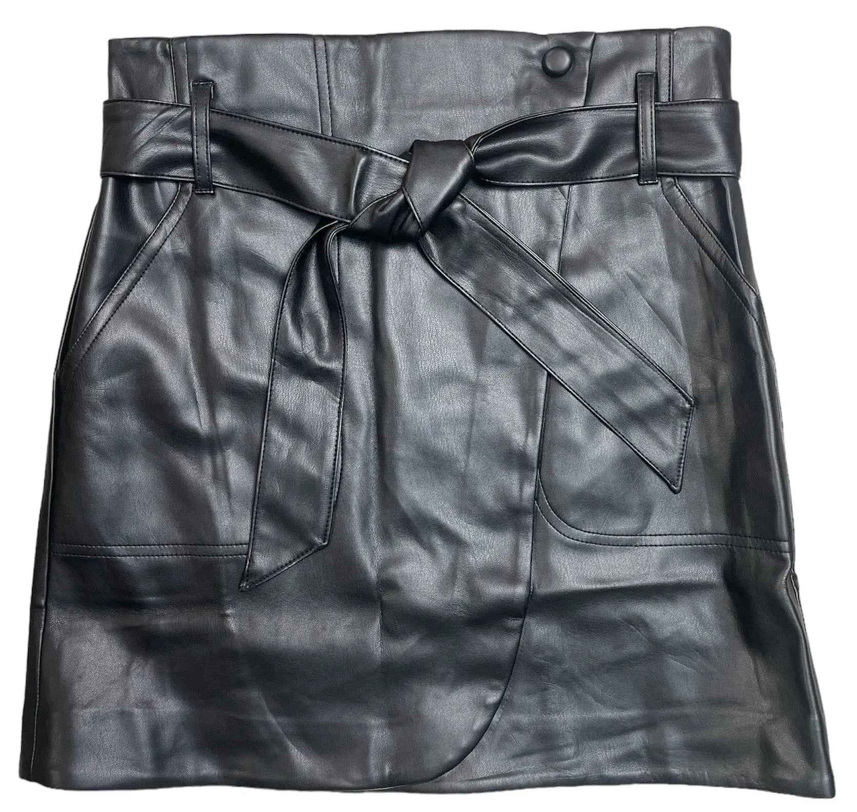 JUPE COURTE IMITATION CUIR