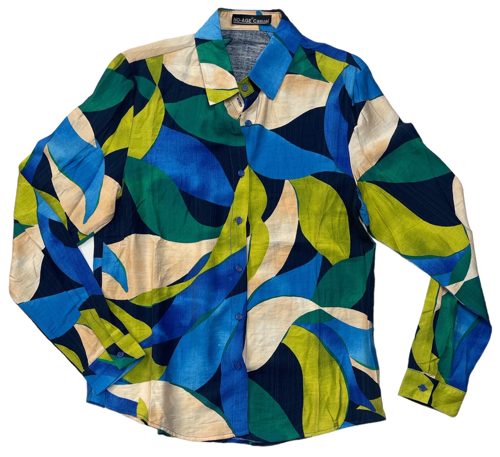 Chemisier femme fantaisie palmes NO AGE