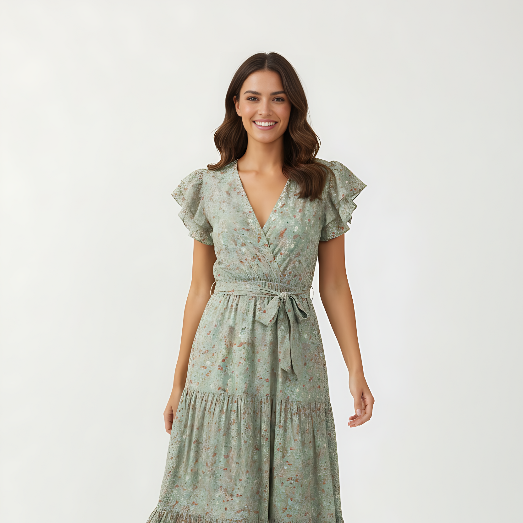 Robe longue liberty en viscose