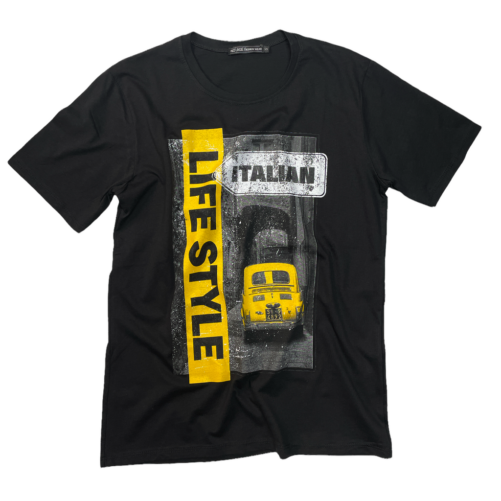 T-shirt regular col rond LIFE