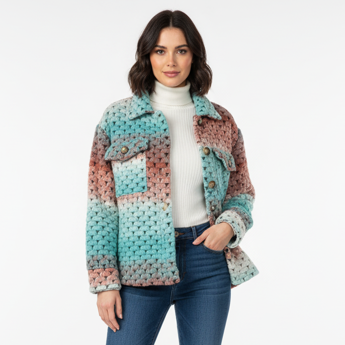 Veste lainage tye & dye femme NO AGE