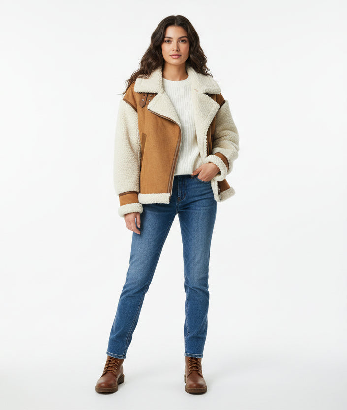 Blouson femme imitation Dain NO AGE