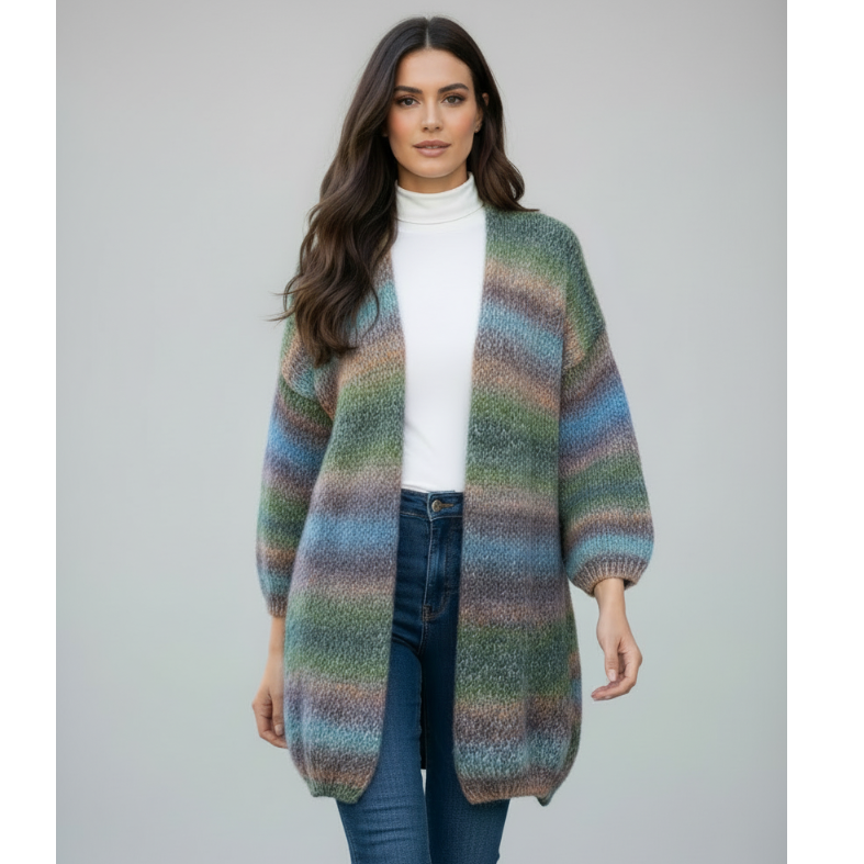 Cardigan lainage long femme NO AGE
