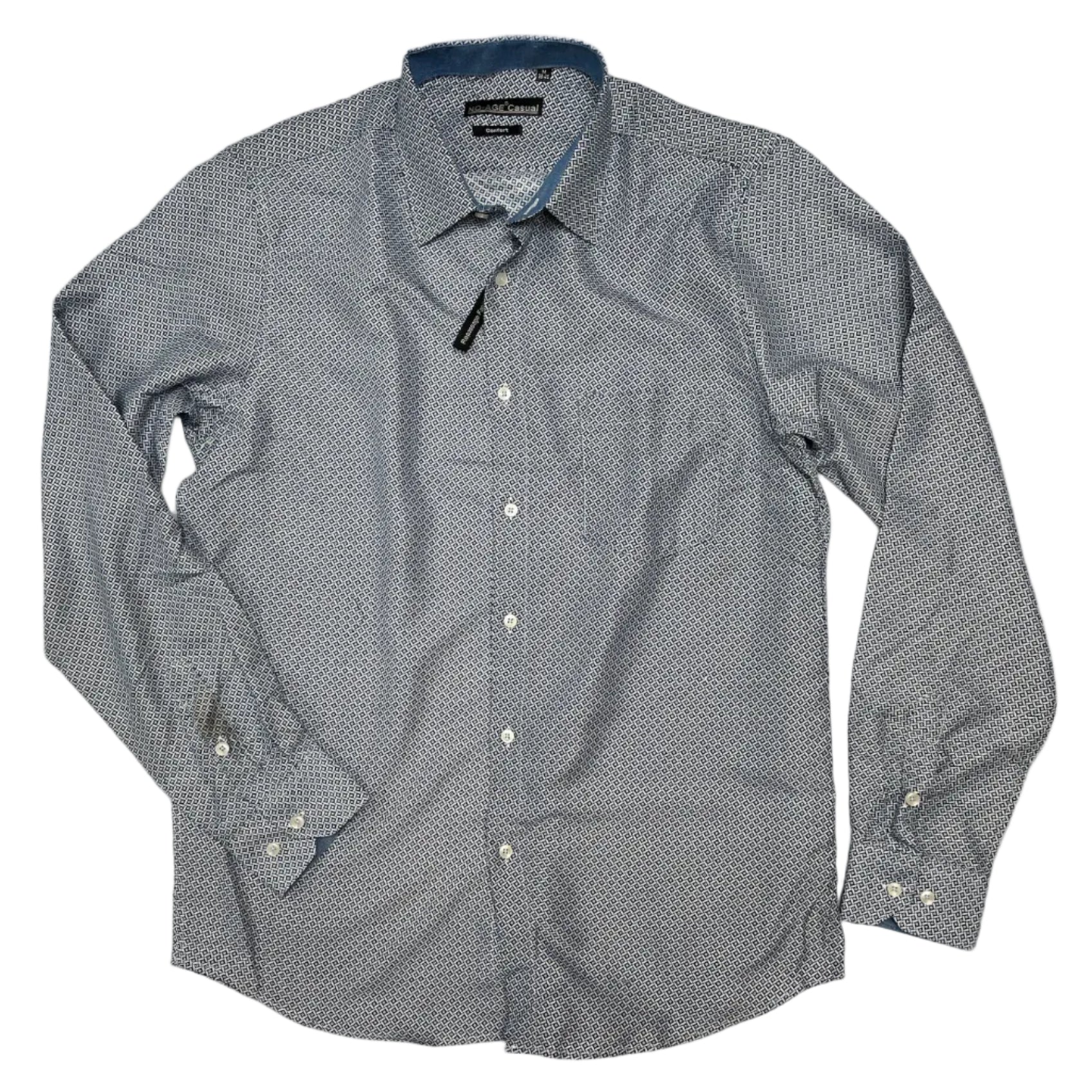 Chemise homme bleu regular NO AGE