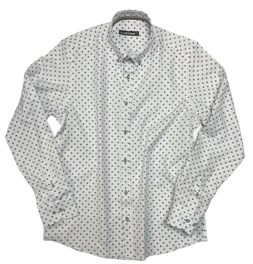 Chemise homme regular imprimé coton NO AGE