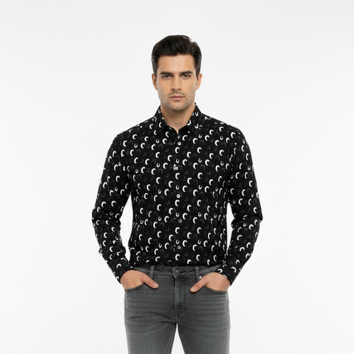 Chemise regular imprimée MOON - NO AGE Store