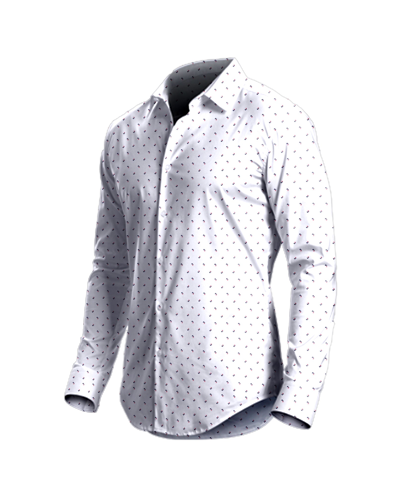 Chemise en coton homme motif palmier - NO AGE Store