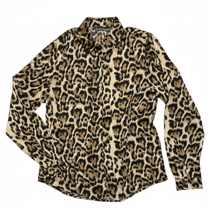 Chemisier femme imprimé léopard