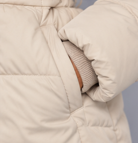 Chaqueta con capucha para mujer 