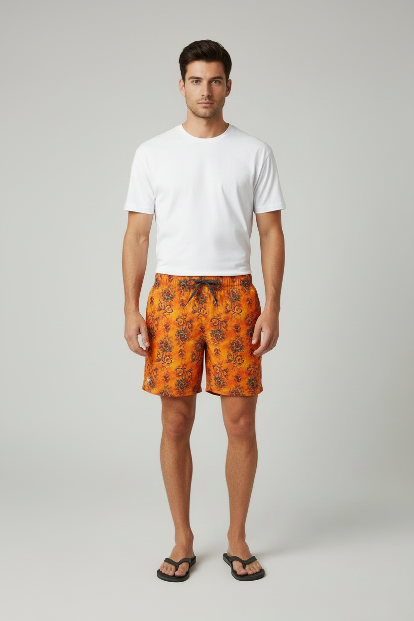 Short de bain homme NO AGE à motif NO AGE