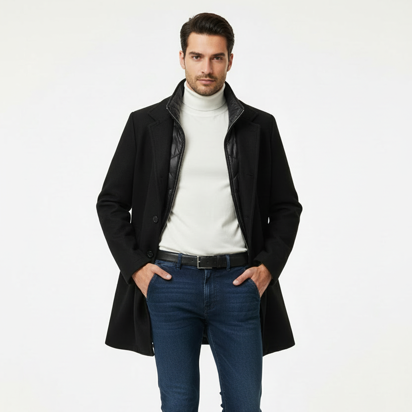 Manteau homme noir - NO AGE NO AGE