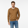 Pull homme col rond effet double NO AGE NO AGE