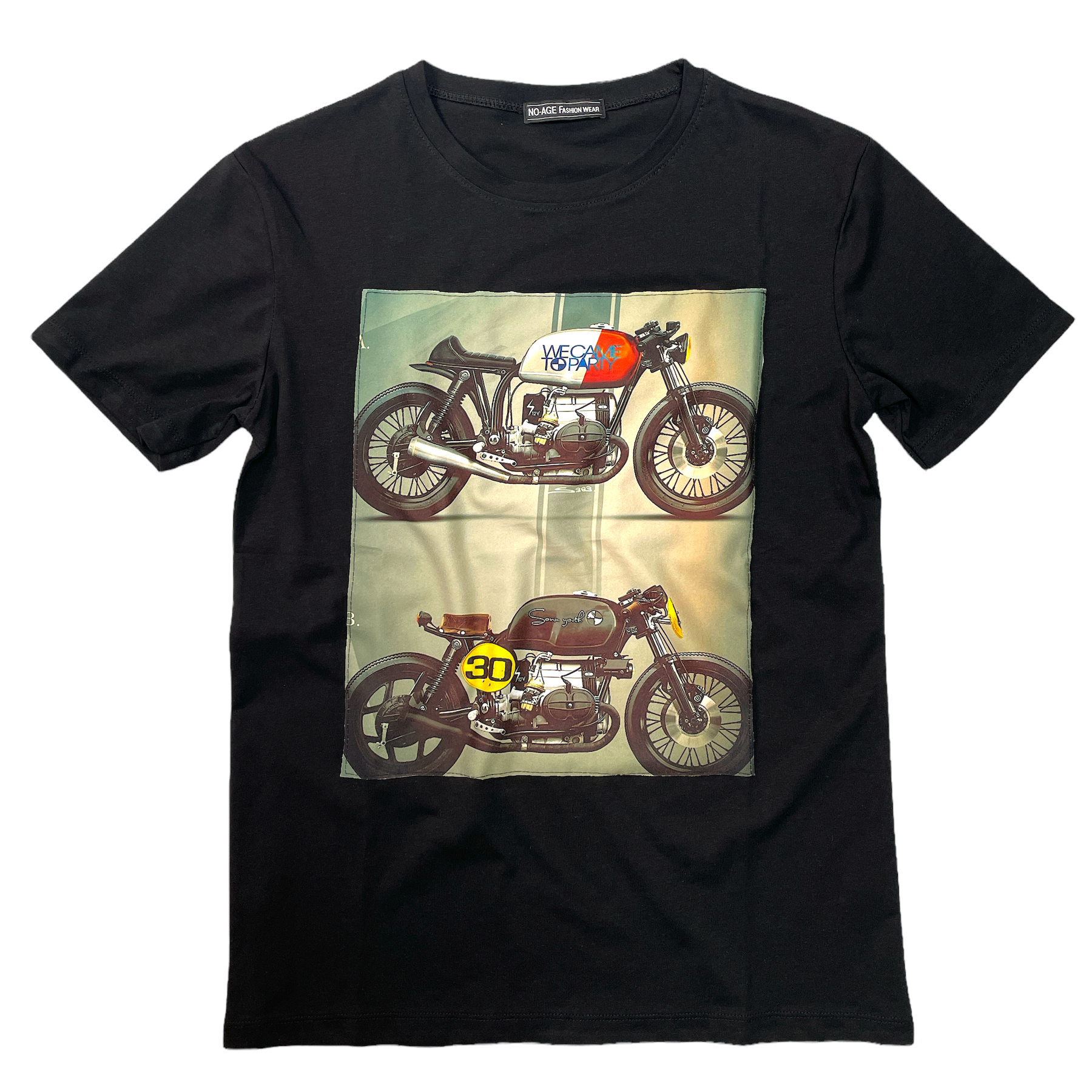 T-shirt regular col rond OLD BIKE