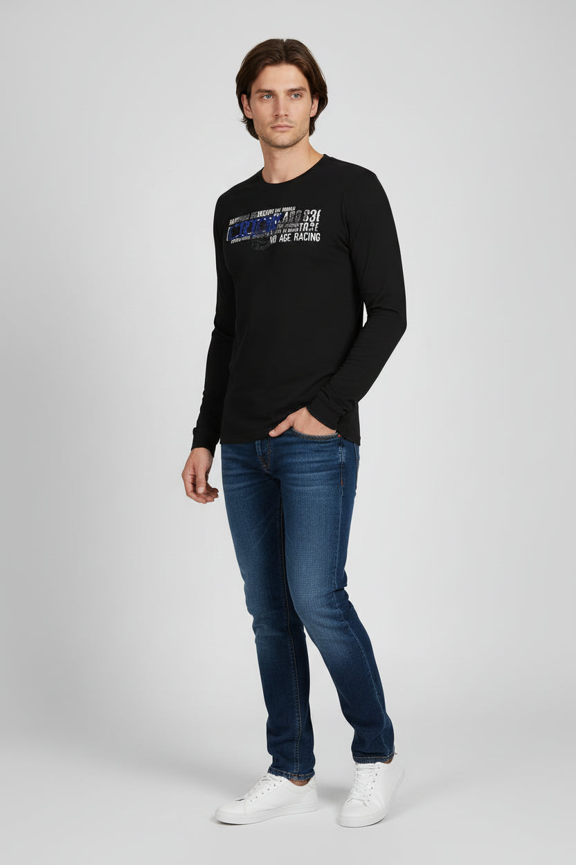 T-shirt regular manches longues RACING - NO AGE Store