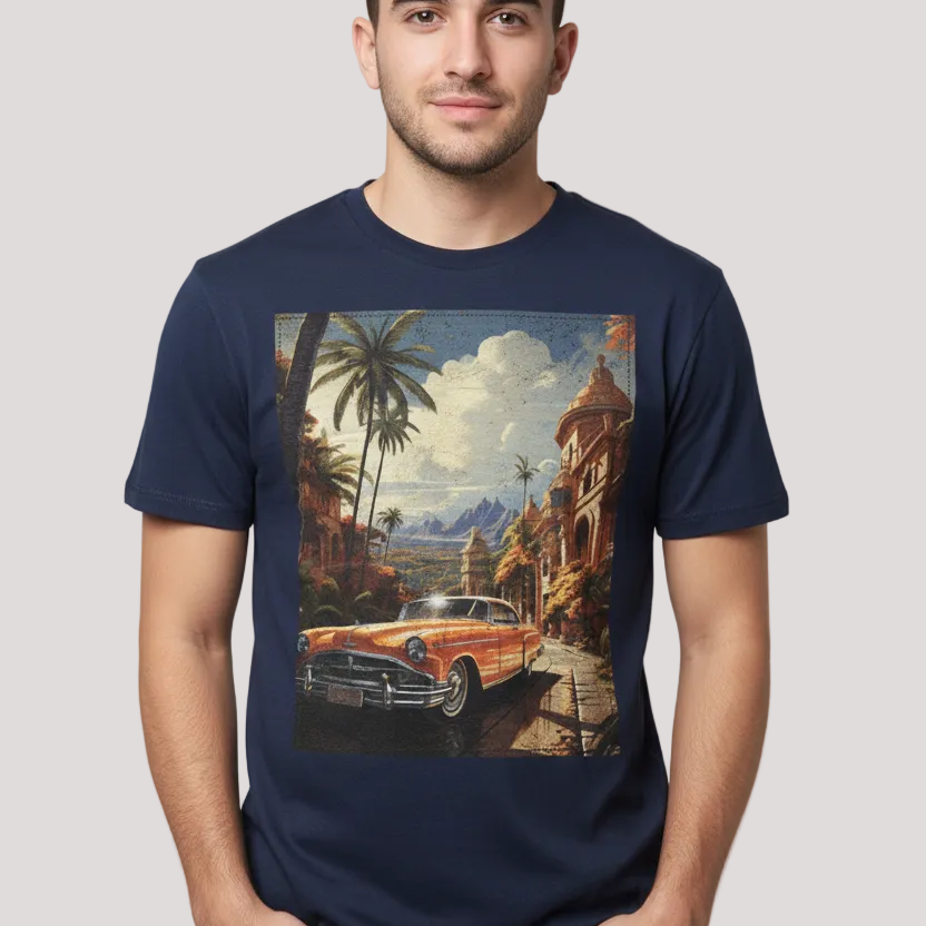 T-shirt regular col rond Cuba