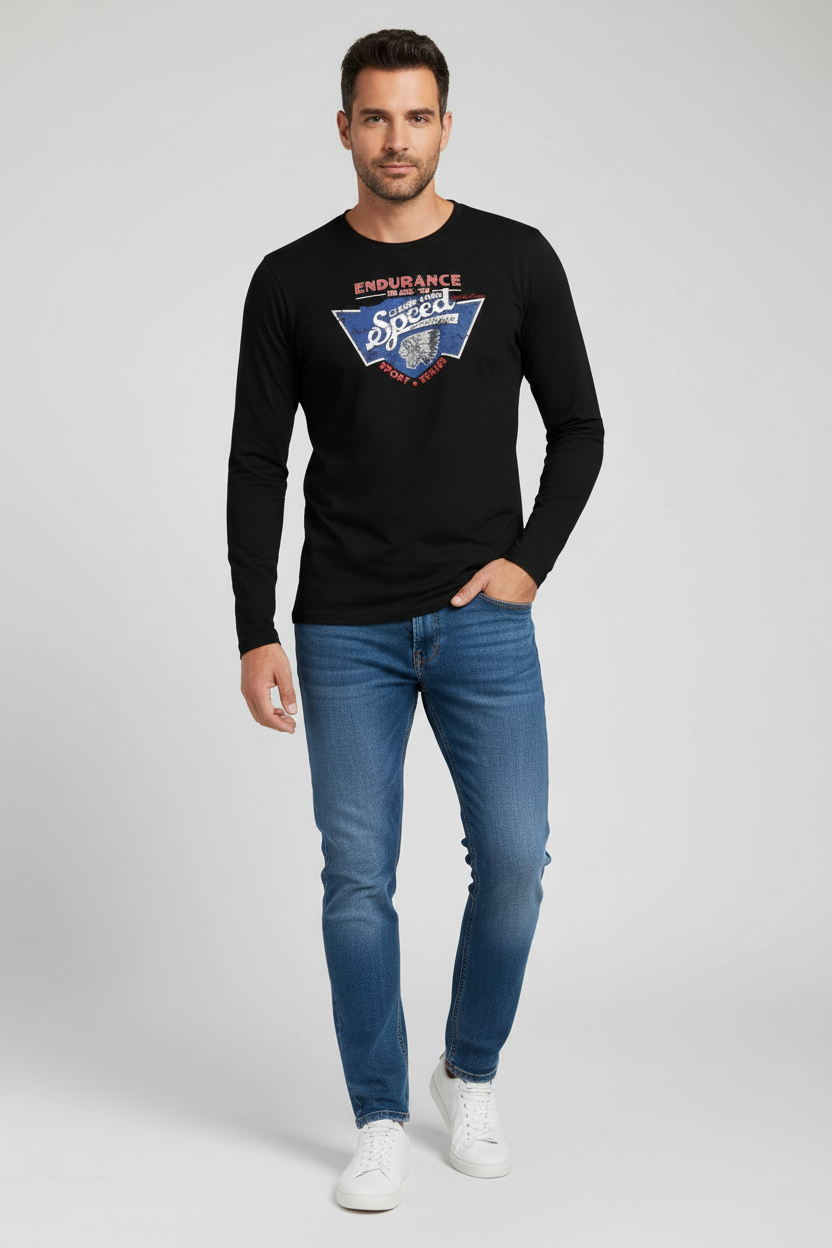 T-shirt regular manches longues SPEED - NO AGE Store