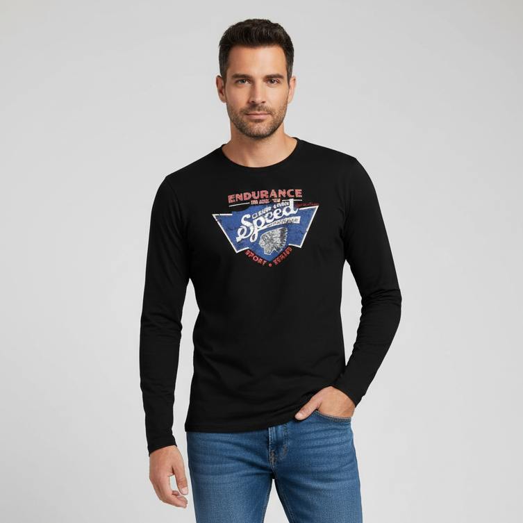 T-shirt regular manches longues SPEED - NO AGE Store
