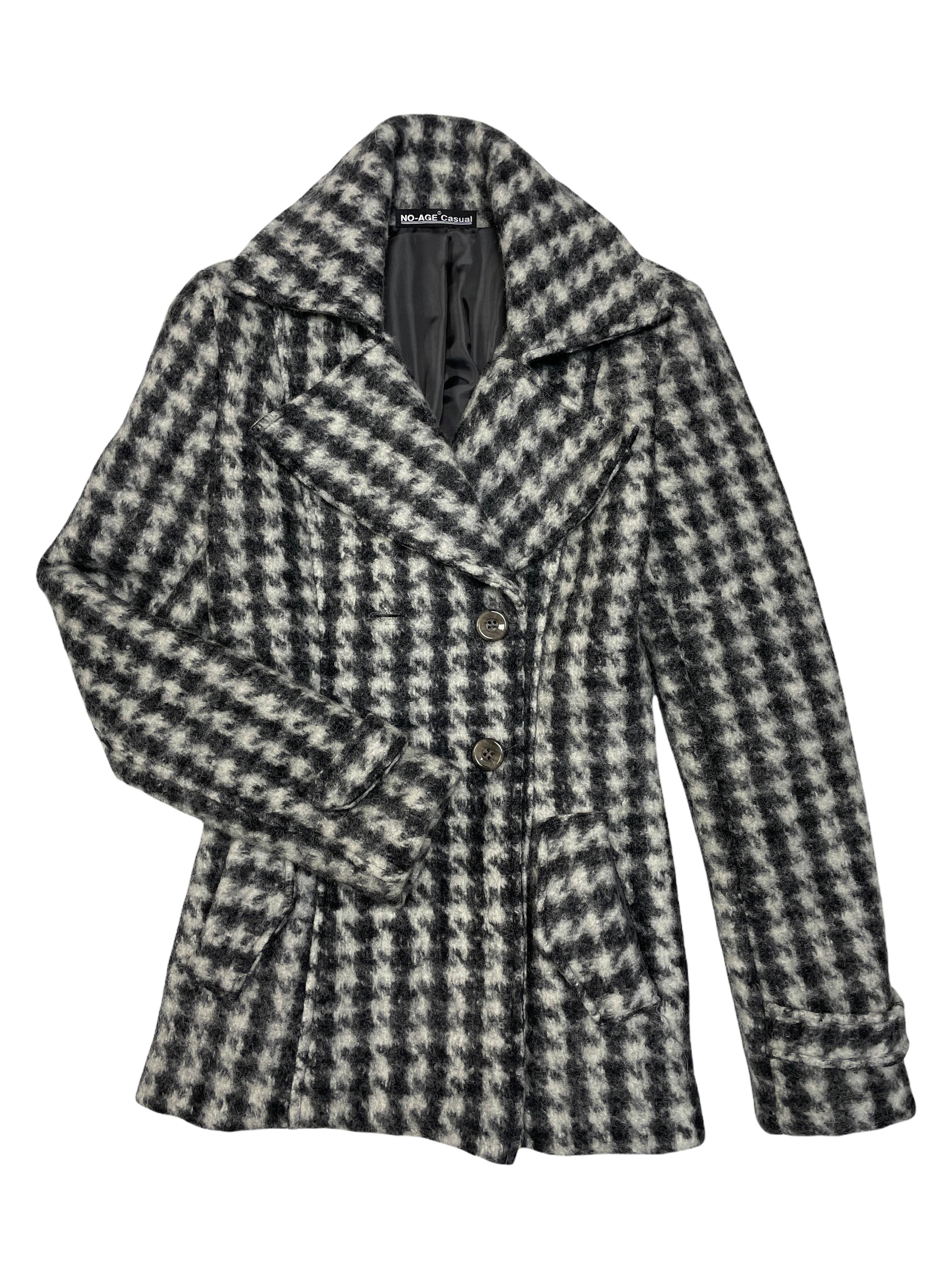 Veste femme lainage damier NO AGE
