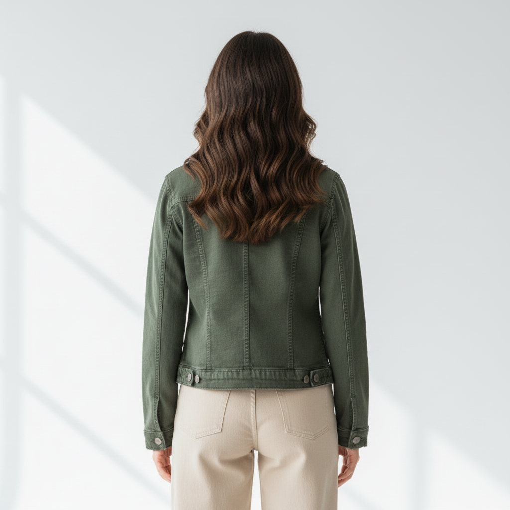 Veste jeans femme Kaki NO AGE - NO AGE Store  veste femme